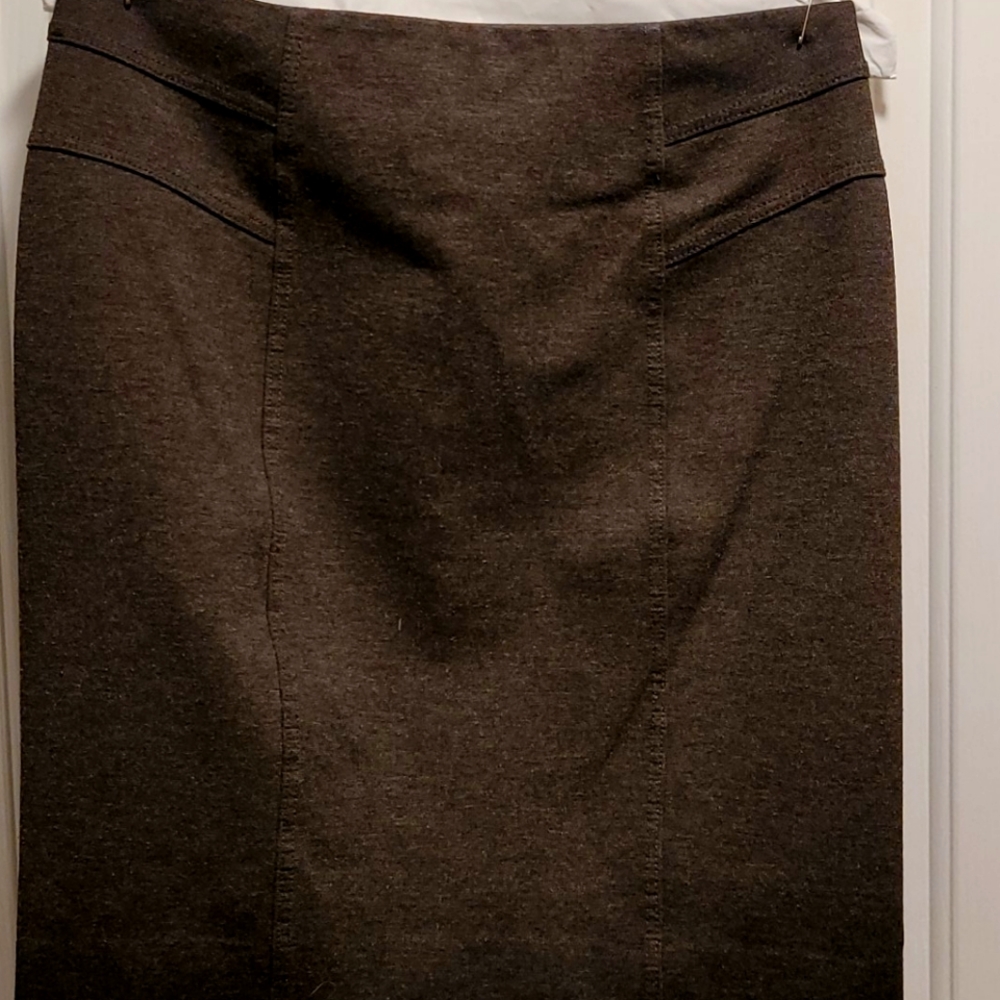 New York and Company Gray Pencil Skirt